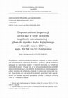 Research paper thumbnail of Dopuszczalność ingerencji przez sąd w treść uchwały wspólnoty mieszkaniowej – glosa do wyroku Sądu Najwyższego z dnia 21 marca 2019 r., sygn. II CSK 62/18 (krytyczna)