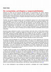 Research paper thumbnail of De conquistas, privilegios y responsabilidades