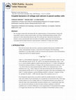 Research paper thumbnail of Coupled dynamics of voltage and calcium in paced cardiac cells