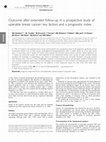 Research paper thumbnail of Outcome after extended follow-up in a prospective study of operable breast cancer: key factors and a prognostic index