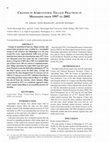 Research paper thumbnail of Changes in agricultural tillage practices in Mississippi from 1997 to 2002