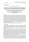 Research paper thumbnail of Why all the drama? Perceptions and Experiences of Foreign Language Student Teachers on Training in Improvisational Drama Pedagogy