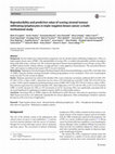 Research paper thumbnail of Reproducibility and predictive value of scoring stromal tumour infiltrating lymphocytes in triple-negative breast cancer: a multi-institutional study