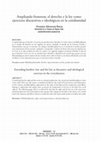 Research paper thumbnail of Ampliando fronteras: el derecho y la ley como ejercicios discursivos e ideológicos en la cotidianidad