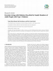 Research paper thumbnail of Everyday Living with Diabetes Described by Family Members of Adult People with Type 1 Diabetes