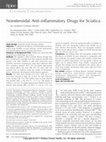 Research paper thumbnail of Non-steroidal anti-inflammatory drugs for sciatica