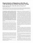 Research paper thumbnail of Pharmacokinetics of Rifapentine at 600, 900, and 1,200 mg during Once-Weekly Tuberculosis Therapy