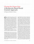 Research paper thumbnail of Closing the Organ Gap: A Reciprocity-Based Social Contract Approach