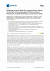 Research paper thumbnail of Inclusion of Yerba Mate (Ilex paraguariensis) Extract in the Diet of Growing Lambs: Effects on Blood Parameters, Animal Performance, and Carcass Traits