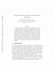 Research paper thumbnail of From Information Geometry to Newtonian Dynamics