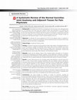 Research paper thumbnail of A Systematic Review of the Normal Sacroiliac Joint Anatomy and Adjacent Tissues for Pain Physicians