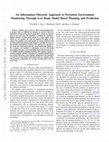 Research paper thumbnail of An Information-Theoretic Approach to Persistent Environment Monitoring Through Low Rank Model Based Planning and Prediction