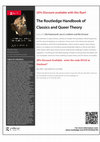 Research paper thumbnail of Author Flyer The Routledge Handbook of Classics and Queer Theory