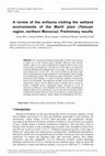 Research paper thumbnail of A review of the avifauna visiting the wetland environments of the Martil plain (Tetouan region, northern Morocco): Preliminary results