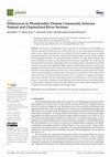 Research paper thumbnail of Differences in Phytobenthic Diatom Community between Natural and Channelized River Sections