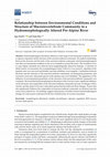 Research paper thumbnail of Relationship between Environmental Conditions and Structure of Macroinvertebrate Community in a Hydromorphologically Altered Pre-Alpine River