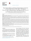 Research paper thumbnail of Staged Anterior Release and Posterior Instrumentation in Correction of Severe Rigid Scoliosis (Cobb Angle &gt;100 Degrees)