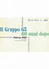 Research paper thumbnail of «Il Gruppo 63 60 anni dopo. Addizioni Resti Moltiplicazioni Numeri Primi». Convegno, Università degli Studi di Palermo, 26-27 ottobre 2023