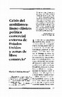 Research paper thumbnail of Crisis del multilateralismo clásico: política comercial externa de Estados Unidos y zonas de libre comercio