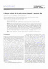 Research paper thumbnail of Coherent control of the spin current through a quantum dot