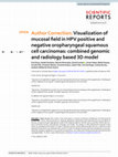 Research paper thumbnail of Author Correction: Visualization of mucosal field in HPV positive and negative oropharyngeal squamous cell carcinomas: combined genomic and radiology based 3D model