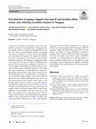 Research paper thumbnail of First detection of papaya ringspot virus-type W and zucchini yellow mosaic virus infecting Cucurbita maxima in Paraguay