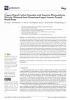 Research paper thumbnail of Copper-Doped Carbon Nanodots with Superior Photocatalysis, Directly Obtained from Chromium-Copper-Arsenic-Treated Wood Waste