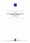 Research paper thumbnail of CFS Working Paper No . 2008 / 17 Learning , Endogenous Indexation and Disinflation in the New-Keynesian Model *