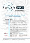 Research paper thumbnail of On computing flat outputs through Goursat normal form