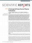 Research paper thumbnail of A Concept of Cross-Ferroic Plasma Turbulence