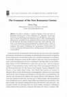 Research paper thumbnail of The Grammar of the New Romanian Cinema