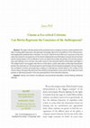 Research paper thumbnail of Cinema as Eco-critical Criticism: Can Movies Represent the Conscience of the Anthropocene?