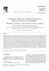 Research paper thumbnail of Management implications of annual growth rings in Pterocarpus angolensis from Zimbabwe