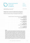 Research paper thumbnail of Atitudes face à escrita em adolescentes portugueses