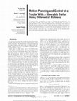 Research paper thumbnail of Motion Planning and Control of a Tractor With a Steerable Trailer Using Differential Flatness