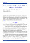 Research paper thumbnail of Confirmation of the Tourism Marketing Mix Model in the Perspective of Foreign Tourists