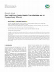 Research paper thumbnail of On a Dual Direct Cosine Simplex Type Algorithm and Its Computational Behavior