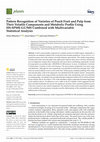 Research paper thumbnail of Pattern Recognition of Varieties of Peach Fruit and Pulp from Their Volatile Components and Metabolic Profile Using HS-SPME-GC/MS Combined with Multivariable Statistical Analysis