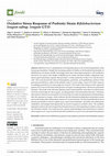 Research paper thumbnail of Oxidative Stress Response of Probiotic Strain Bifidobacterium longum subsp. longum GT15