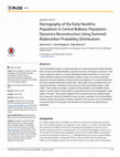 Research paper thumbnail of Demography of the Early Neolithic Population in Central Balkans: Population Dynamics Reconstruction Using Summed Radiocarbon Probability Distributions