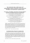 Research paper thumbnail of New Radiocarbon Dates, Stable Isotope, and Anthropological Analysis of Prehistoric Human Bones from the Balkans and Southwestern Carpathian Basin