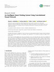 Research paper thumbnail of An Intelligent Smart Parking System Using Convolutional Neural Network