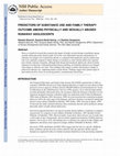 Research paper thumbnail of Predictors of Substance Use and Family Therapy Outcome Among Physically and Sexually Abused Runaway Adolescents