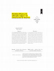 Research paper thumbnail of Giordano Bruno y la «filosofía vulgar». La colonización de América