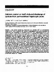 Research paper thumbnail of Calcium control on InsP3-induced discharge of calcium from permeabilised hepatocyte pools