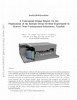 Research paper thumbnail of IsoDAR@Yemilab: A Conceptual Design Report for the Deployment of the Isotope Decay-At-Rest Experiment in Korea's New Underground Laboratory, Yemilab