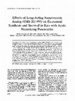 Research paper thumbnail of Effects of long-acting somatostatin analog (SMS 201-995) on eicosanoid synthesis and survival in rats with acute necrotizing pancreatitis