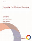 Research paper thumbnail of Homophily, Peer Effects, and Dishonesty