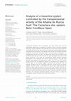 Research paper thumbnail of Analysis of a travertine system controlled by the transpressional activity of the Alhama de Murcia fault: The Carraclaca site, eastern Betic Cordillera, Spain