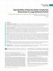 Research paper thumbnail of Reproducibility of Deep Gray Matter Atrophy Rate Measurement in a Large Multicenter Dataset